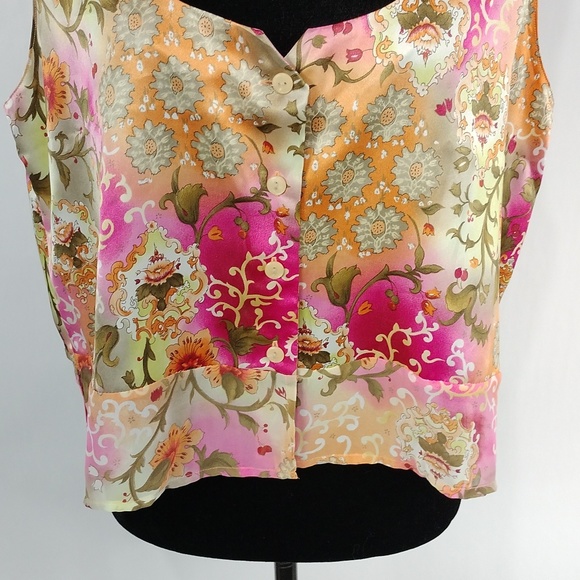 Vintage 90s Victoria's Secret Floral Crop Tank - Picture 5 of 8